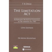 T. R. Desai's The Limitation Act [HB] by Dr. Medha Kolhatkar | Universal Law Publishing